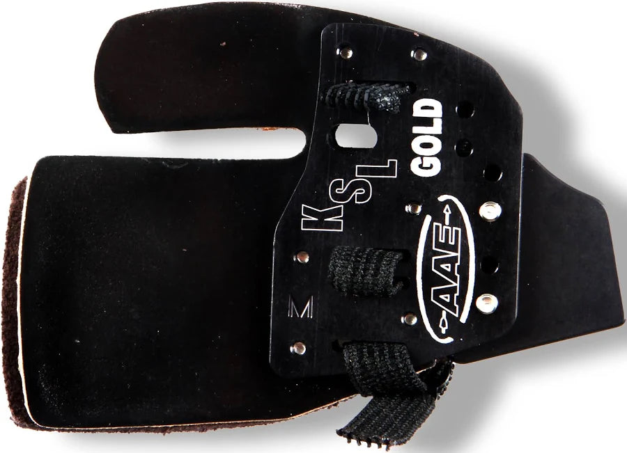 Rechterhandschuh aus Goldleder von Arizona, AAE KSL Gold, hochwertiges Leder für Reitsport und Pferdepflege