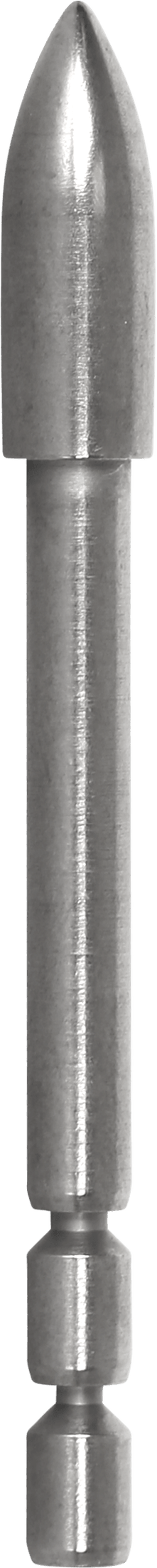 Easton 4 mm ML Edelstahl Spitze, 12 Stück, Break-Off, für Pfeile, langlebiges Metall, präzise Nockenspitzen für Bogenschießen