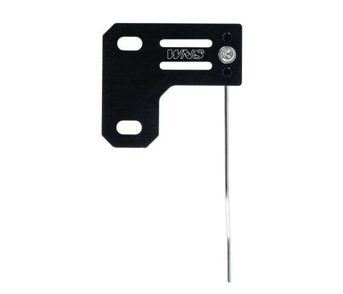 Magnetischer WNS Klicker mit schwarzem Gehäuse und Filzgriff, ideal für Stressabbau und Konzentration.