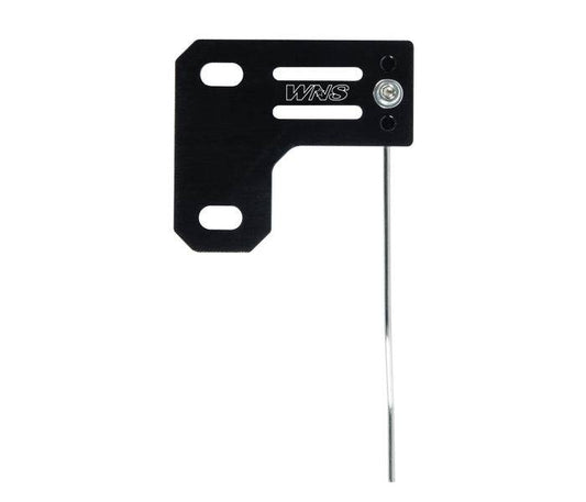 Magnetischer WNS Klicker mit schwarzem Gehäuse und Filzgriff, ideal für Stressabbau und Konzentration.