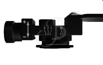Beiter Microklicker Long 63mm, präziser Bogenklicker für Bogenschützen, zeigt den langen, schwarzen Microklicker in Nahaufnahme
