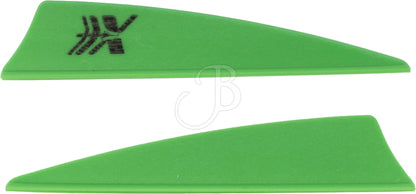 Cross-X Vane Shield 2,5 Zoll, 50 Stück, langlebige Flugkörper-Sicherung für Luftgewehr und Bogen, robustes Design