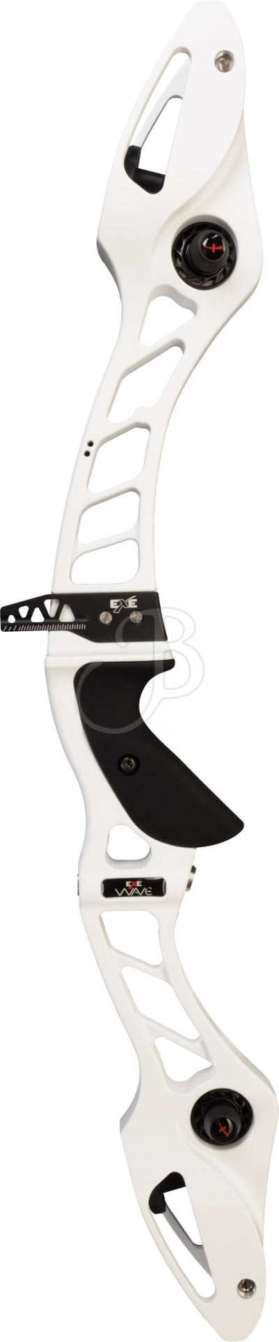 EXE Wave 25-Zoll ILF Mittelstück für Bogen, zeigt das flache, stabile ILF-Design in schwarzer Ausführung.