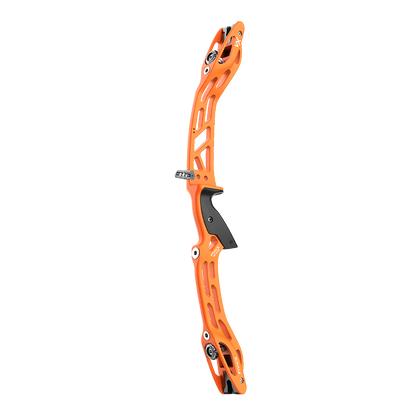 Fivics VX 25" ILF Mittelteil für Bogen, orangefarbenes Schenkelstück mit ILF-Befestigung, auf weißem Hintergrund.