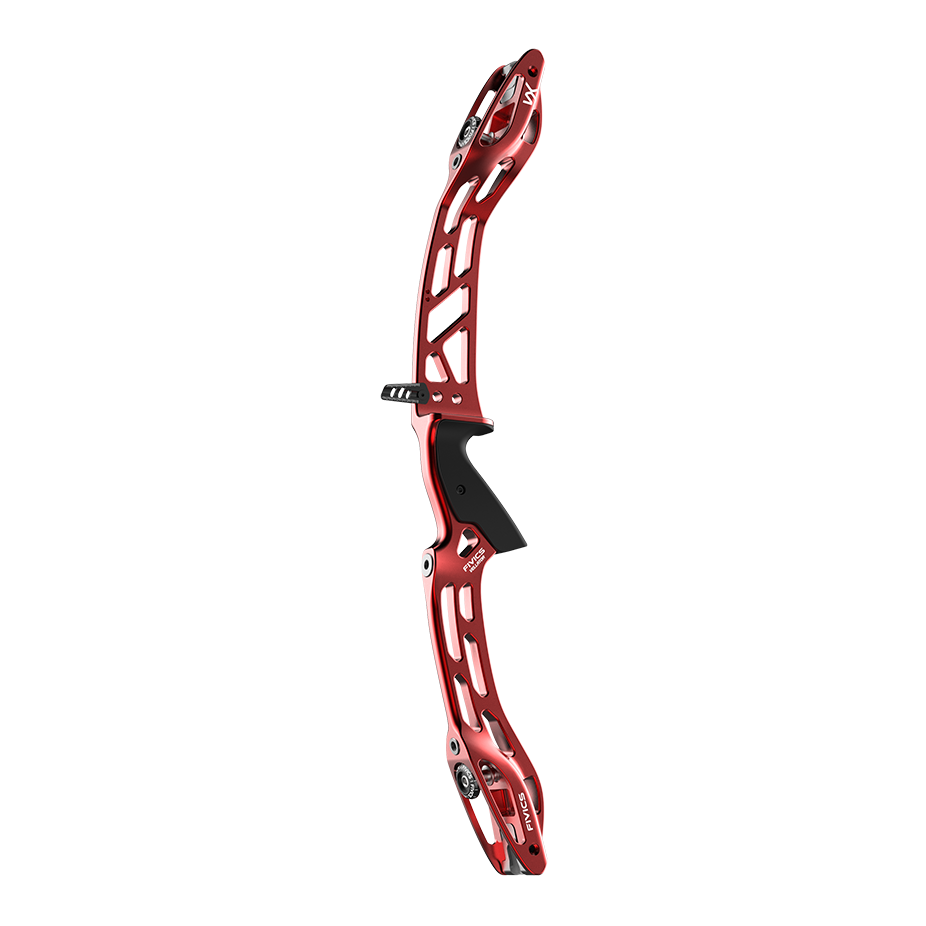 Fivics VX 25" ILF Mittelteil mit rotem Finish, passend für ILF-Bogenschäfte, hochwertiges Recurve-Teilelement