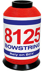 Rotes Sehnengarn BCY 8125 von BCY Fibers, hochwertiges, elektrisches Rot für Bogenschießen und Handwerksprojekte