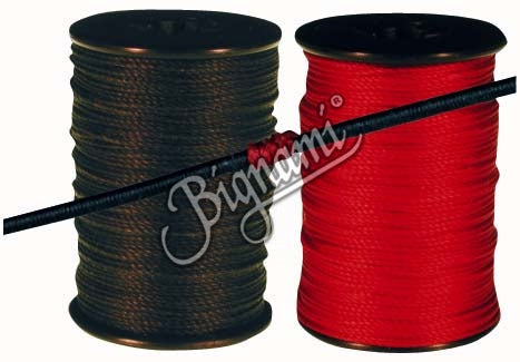BCY Garn für Nockpunkte von BCY Fibers, grünes, hochwertiges Bogenmaterial für Bogenschießen, detailreiche Nahaufnahme