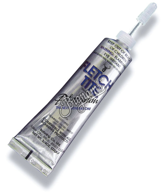 Bohning Fletch-Tite Platinum Klebstoff für Pfeilbefestigung, transparente Flasche mit Düse, für Bogenschießen geeignet