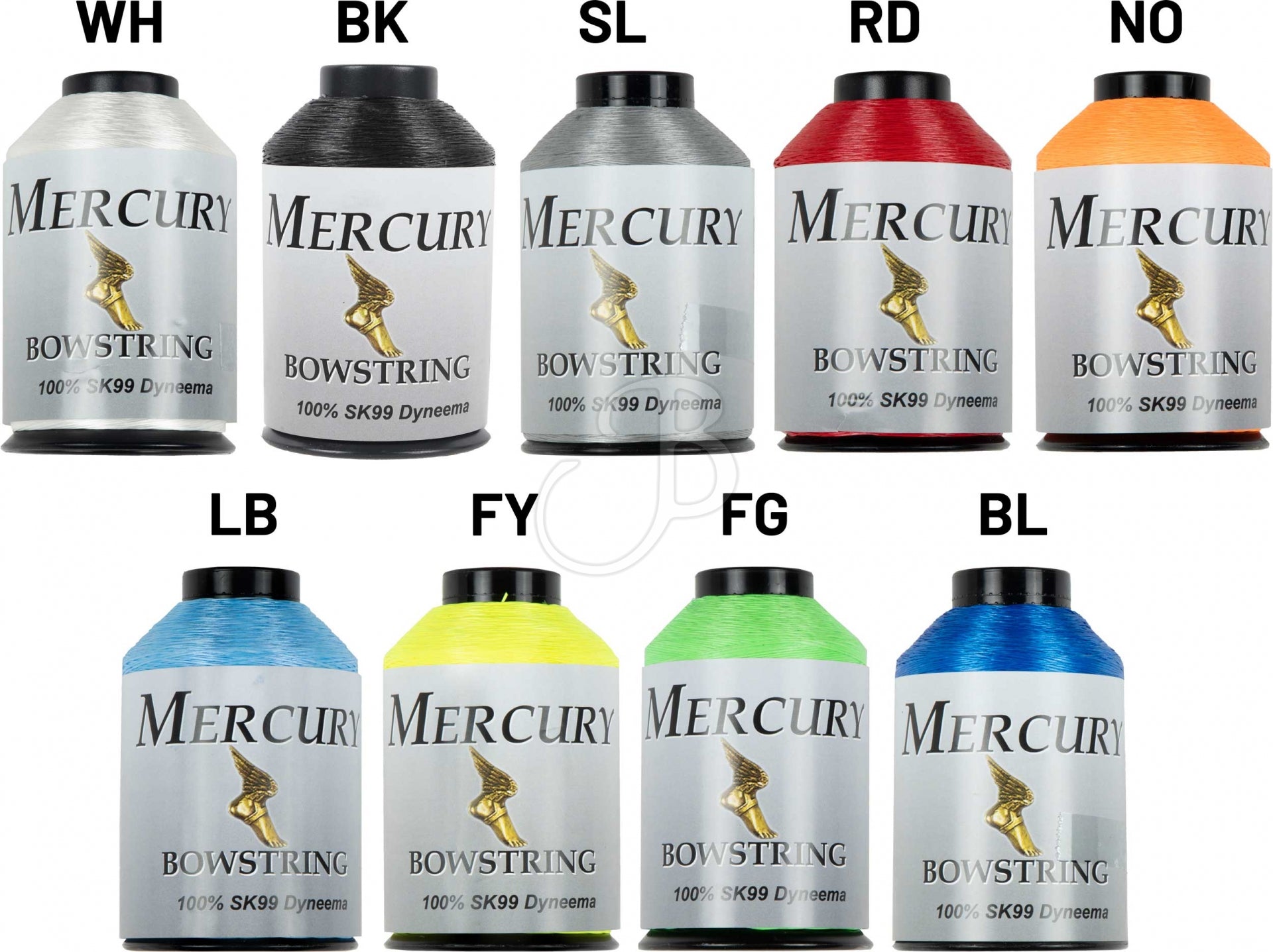 Bündel BCY Mercury Sehnengarn in natürlicher Farbe, fein gewickelt, für Bogenschießen und Handarbeiten