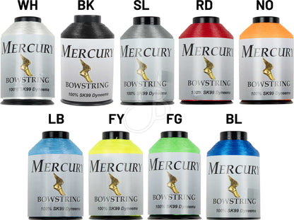 Bündel BCY Mercury Sehnengarn in natürlicher Farbe, fein gewickelt, für Bogenschießen und Handarbeiten