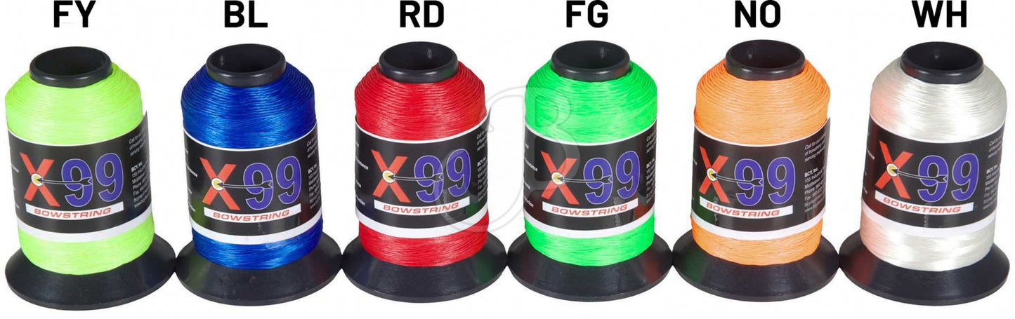 Sehnengarn BCY X-99 von BCY Fibers, glänzendes, robustes Sehnengarn für Handwerk und Bogenschießen, in natürlicher Umgebung sichtbar