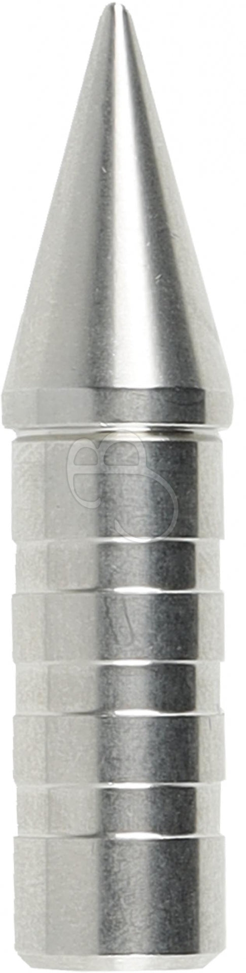 Bohning Spitzen für Easton X23, 12 Stück, scharfe Pfeilspitzen für Bogenschießen, schwarze Metallspitzen auf weißem Hintergrund