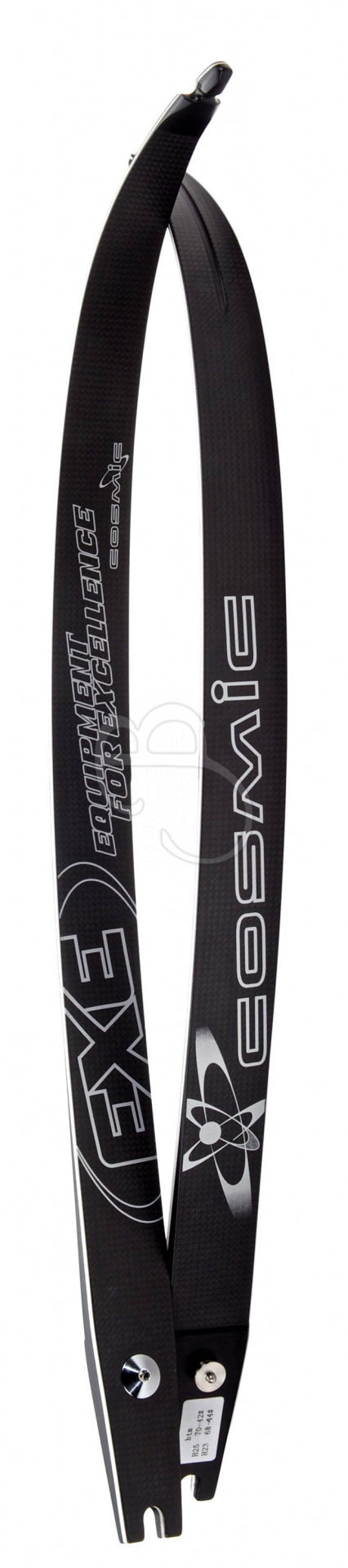 Bogenarm für Exe Cosmic Shadow ILF Bogen, langlebiges Material, detailreiche schwarze Optik, hochwertiges Jagd- und Zielgerät