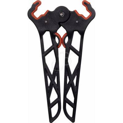 Booster Bogenständer Basic für Compoundbogen von Archery Services, stabiler Halter für sicheren Bogenaufbewahrung.