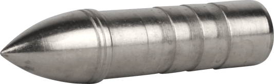 Easton Bullet Pfeilspitzen, 12 Stück, 50 Grain, langlebige Jagdspitzen für Pfeile, in einer transparenten Verpackung.