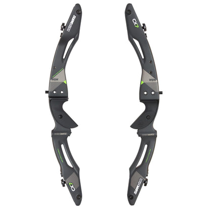 WIN&WIN Wiawis CX7 25" ILF Mittelteil für Bogen, klare Nahaufnahme des hochwertigen, ergonomischen Mittelstücks.