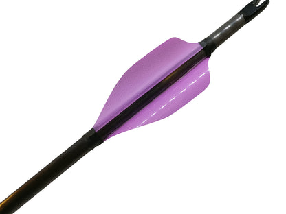 50 Stück XS Wings Rhombus-Flügel in fluoreszierendem Lila, kleines Modell, ideal für Bastel- und Dekorationsprojekte