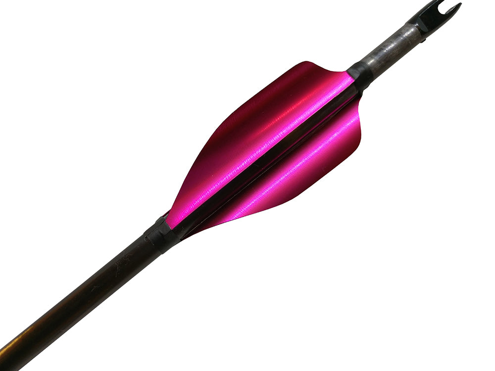50 Stück XS Wings Flügel in fluoreszierendem Lila, 40 mm Größe, robustes Kunststoffmaterial für kreative Bastelprojekte