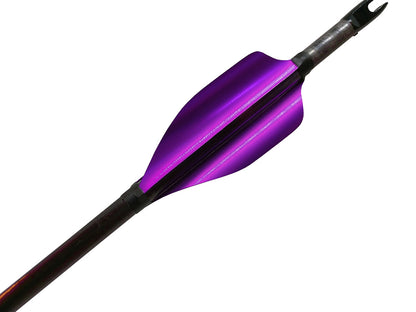 50 Stück XS Wings Flügel, 40mm, fluoreszierendes Lila, langlebige Kunststoffflügel für Sportgeräte und Spielzeug